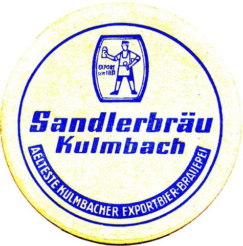 kulmbach ku-by sandler rund 1a (215-u lteste kulmbacher-blau) 